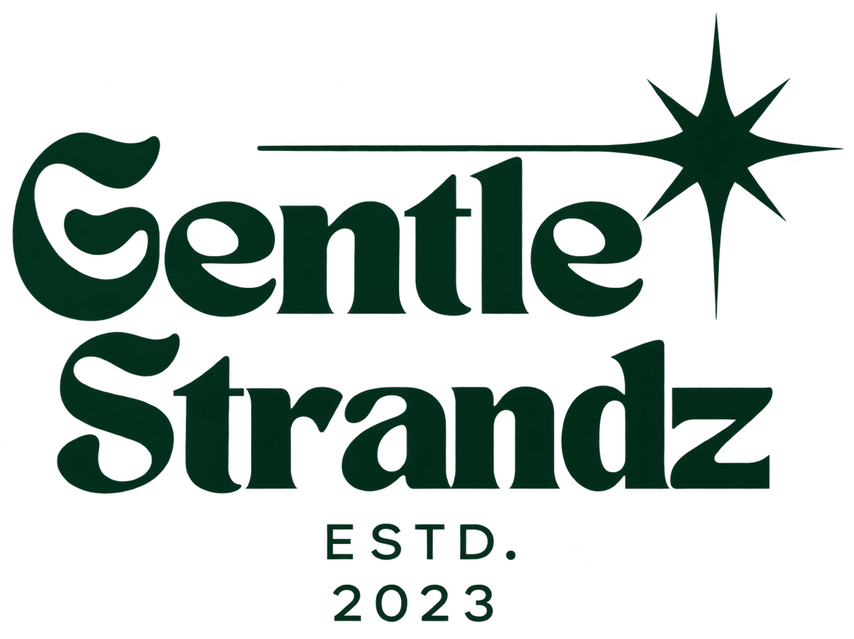 Gentle Strandz starburst logo, established 2023